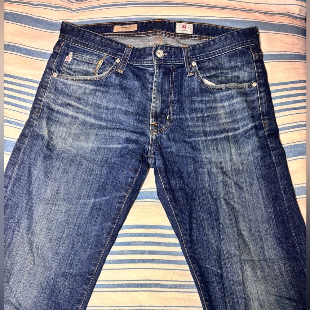 Men’s Straight Leg Blue Jeans